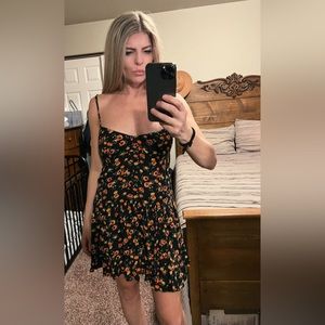 Raga Brand Strappy Sundress with Button Front Detail. Size Small